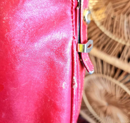 Vintage 80's Leather Shoulder Bag - Yatva