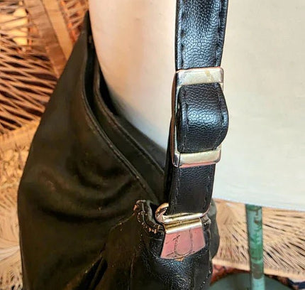 Vintage 80's Leather Shoulder Bag - Yatva