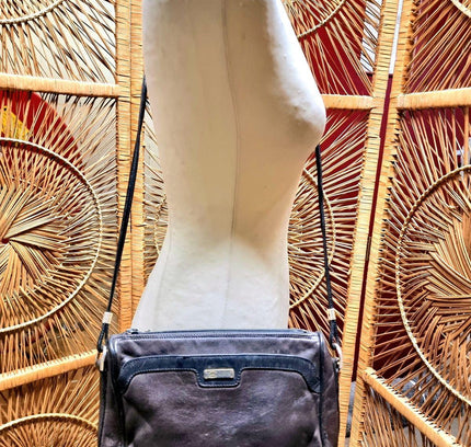 Vintage 80's Leather Shoulder bag - Yatva