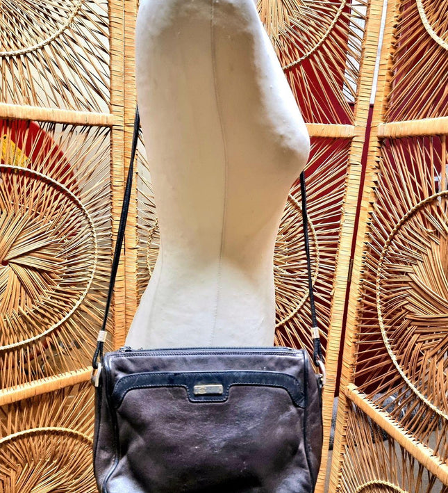Vintage 80's Leather Shoulder bag - Yatva