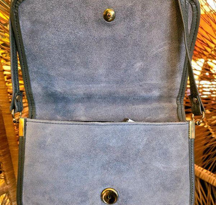 Vintage 80s Leather Shoulder Bag - Yatva
