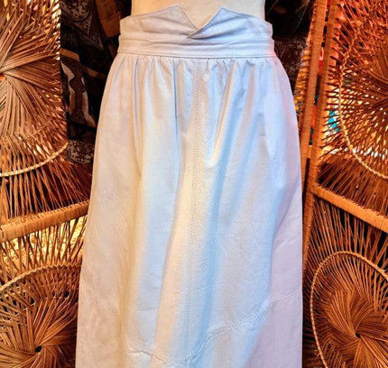 Vintage 80's Leather Skirt - Yatva