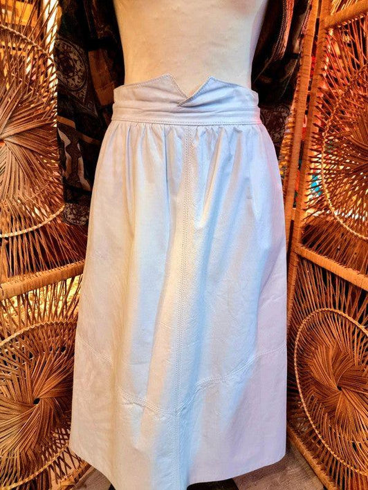 Vintage 80's Leather Skirt - Yatva
