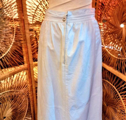 Vintage 80's Leather Skirt - Yatva