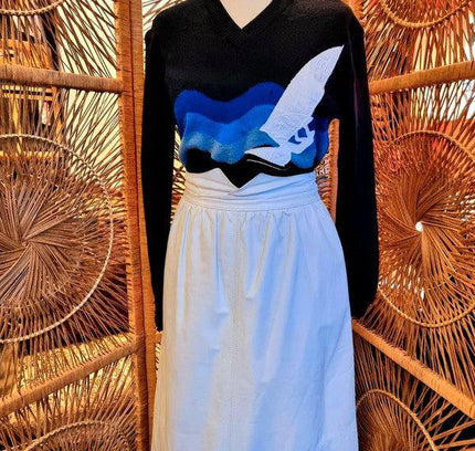 Vintage 80's Leather Skirt - Yatva