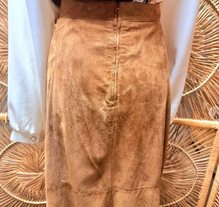 Vintage 80's Leather Skirt - Yatva