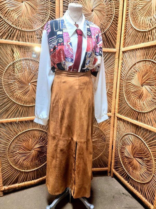 Vintage 80's Leather Skirt - Yatva