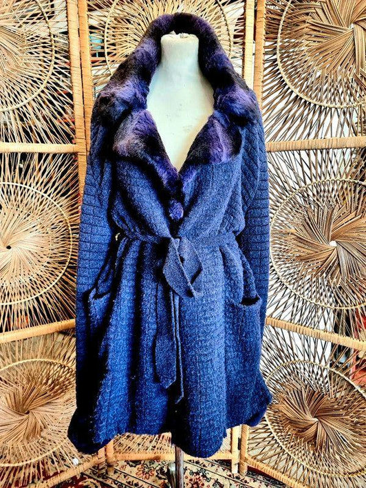 Vintage 80s Lil Pour L'autre Knitwear Cardigan - Yatva