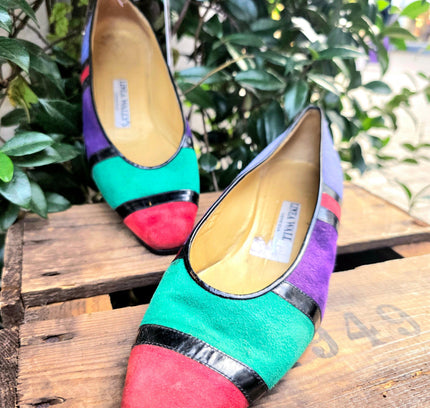 Vintage 80's Linea Wally's Slip on Shoes - Yatva