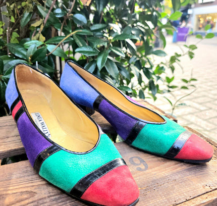Vintage 80's Linea Wally's Slip on Shoes - Yatva