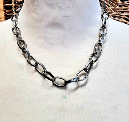 Vintage 80s Link Necklace - Yatva