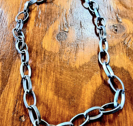 Vintage 80s Link Necklace - Yatva