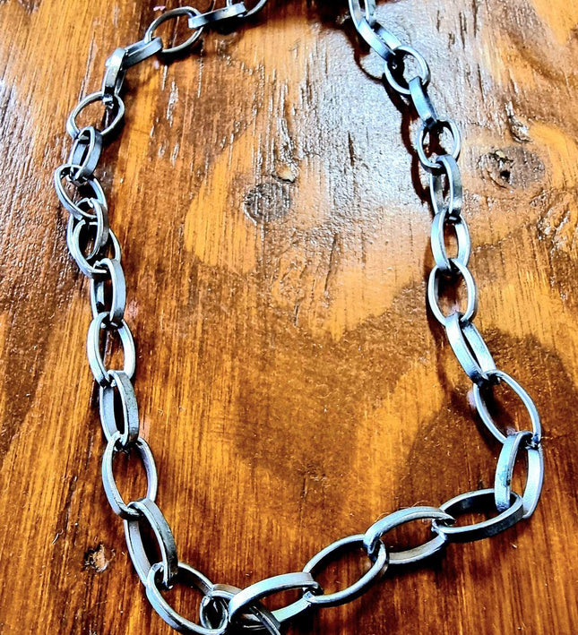 Vintage 80s Link Necklace - Yatva