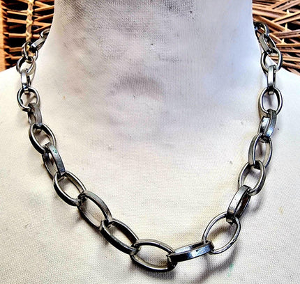 Vintage 80s Link Necklace - Yatva