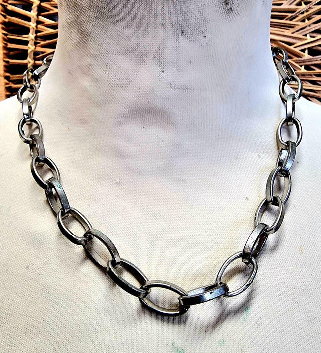 Vintage 80s Link Necklace - Yatva