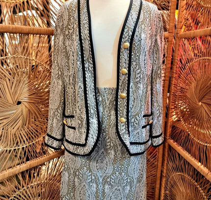 Vintage 80's Liola Made in Italy Skirt Suit - Yatva