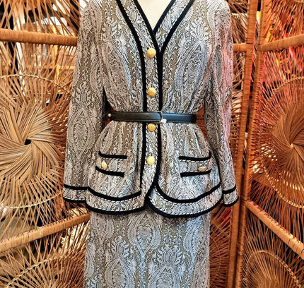 Vintage 80's Liola Made in Italy Skirt Suit - Yatva
