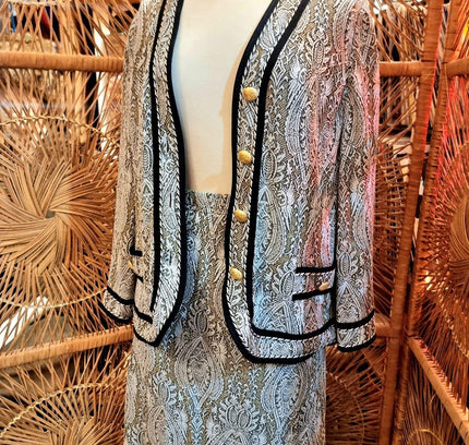 Vintage 80's Liola Made in Italy Skirt Suit - Yatva