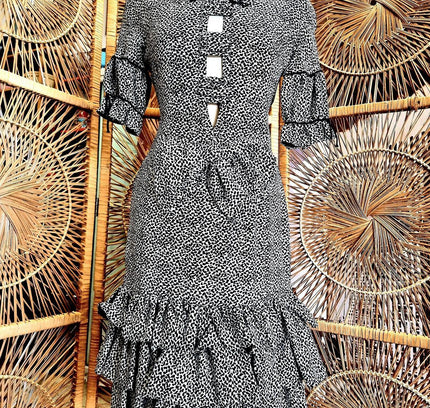 Vintage 80s Louis Féraud 100% Silk Dress - Yatva