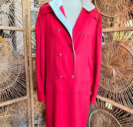 Vintage 80's Louis Féraud Military Dress - Yatva