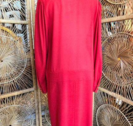 Vintage 80's Louis Féraud Military Dress - Yatva