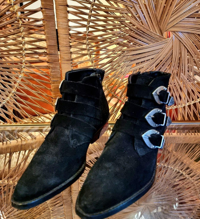 Vintage 80's Lucy Ankle Boots - Yatva