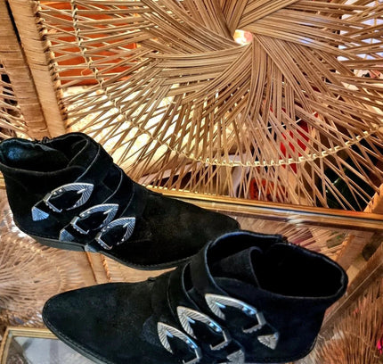 Vintage 80's Lucy Ankle Boots - Yatva