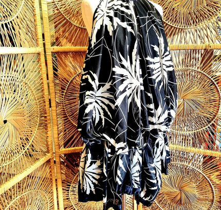 Vintage 80s Ma Mouche Paris Drop Waist Dress - Yatva