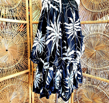 Vintage 80s Ma Mouche Paris Drop Waist Dress - Yatva