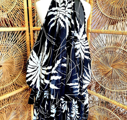 Vintage 80s Ma Mouche Paris Drop Waist Dress - Yatva