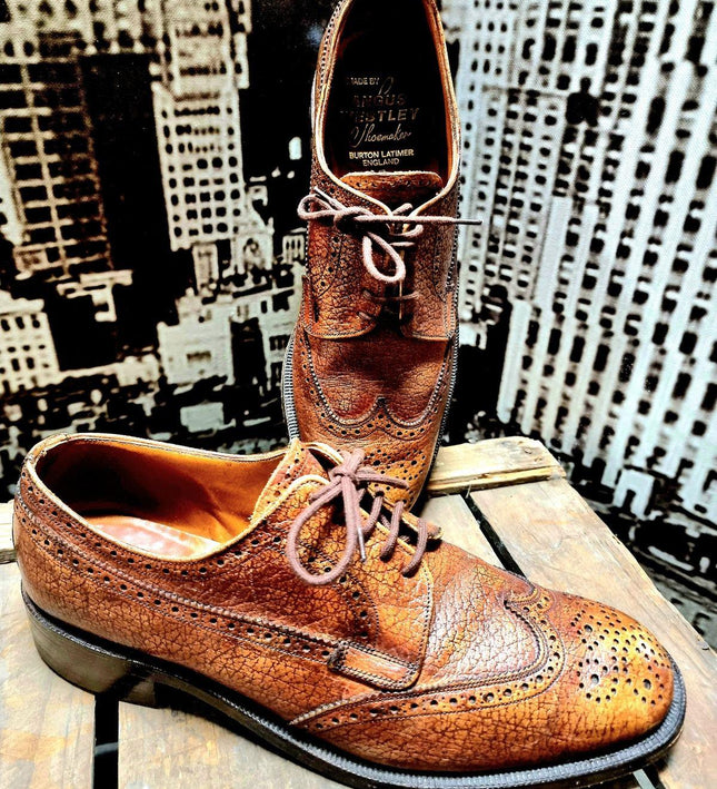 Vintage 80's Made by Angus Westley Shoemaker Brogue Shoes - Yatva