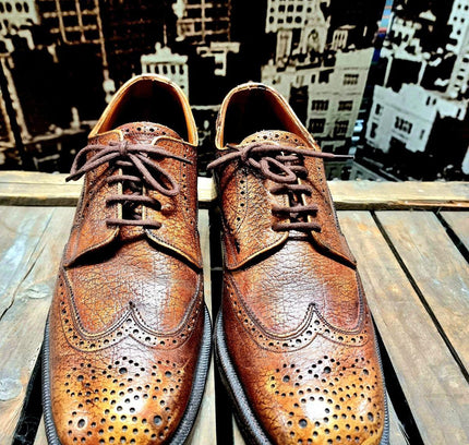 Vintage 80's Made by Angus Westley Shoemaker Brogue Shoes - Yatva