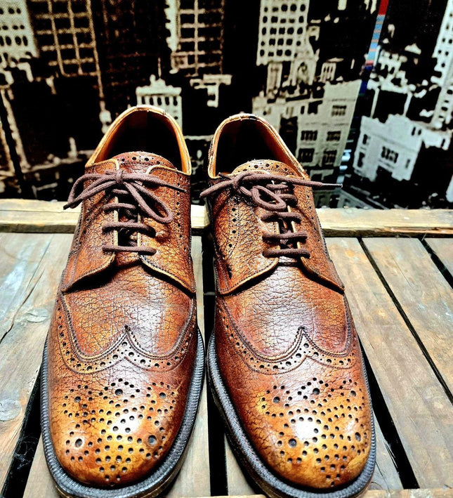 Vintage 80's Made by Angus Westley Shoemaker Brogue Shoes - Yatva