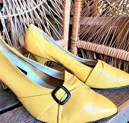 Vintage 80s (Made in Italy) Pointed Heel Shoes - Yatva