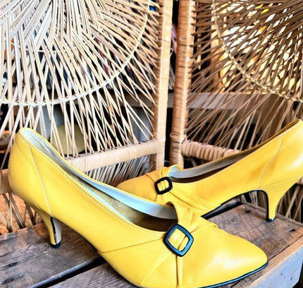 Vintage 80s (Made in Italy) Pointed Heel Shoes - Yatva
