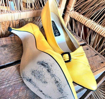 Vintage 80s (Made in Italy) Pointed Heel Shoes - Yatva