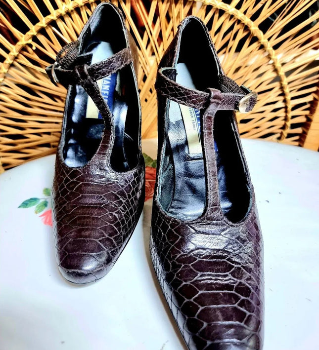 Vintage 80´s Manfield Mary Jane Shoes - Yatva