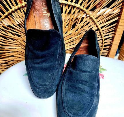 Vintage 80s Manfield Slip on Shoes - Yatva