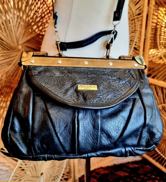 Vintage 80´s Maroquinerie Paris Hand / Shoulder Bag - Yatva