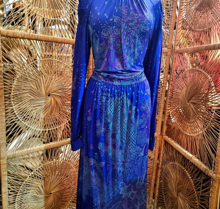 Vintage 80's Maxi Dress - Yatva