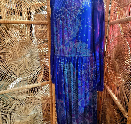 Vintage 80's Maxi Dress - Yatva