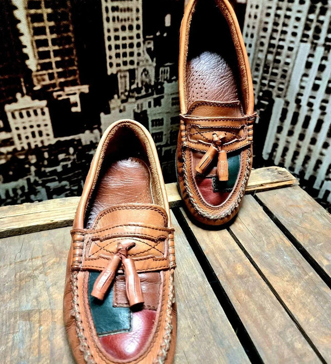 Vintage 80's Men's Loafers - Yatva