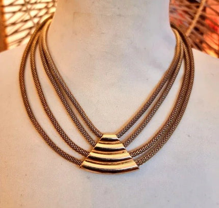Vintage 80's Mesh Necklace - Yatva