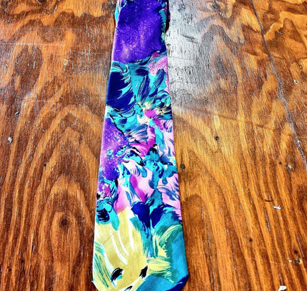 Vintage 80's Michaelis Tie - Yatva