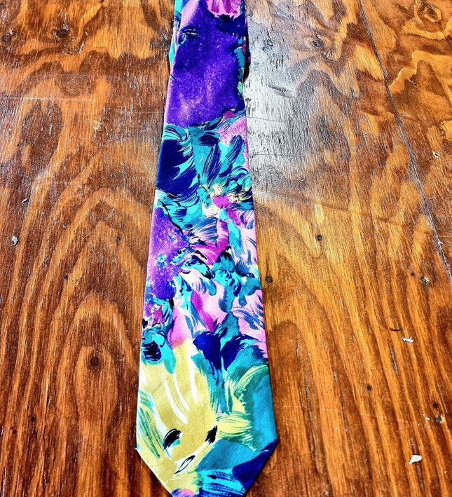 Vintage 80's Michaelis Tie - Yatva