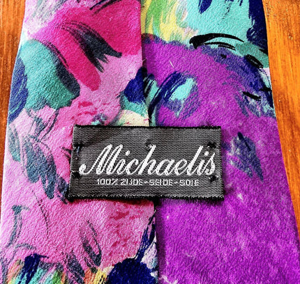 Vintage 80's Michaelis Tie - Yatva