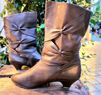 Vintage 80's Mid - Calf Boots - Yatva