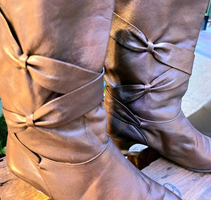 Vintage 80's Mid - Calf Boots - Yatva