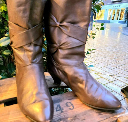 Vintage 80's Mid - Calf Boots - Yatva