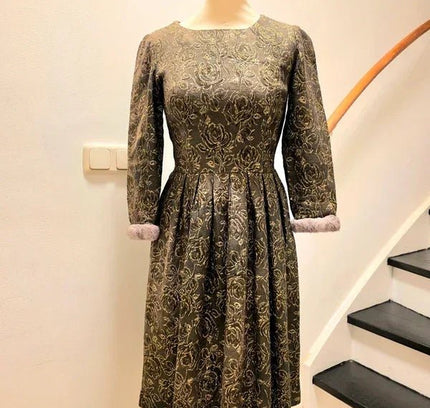 Vintage 80's Midi Dress - Yatva